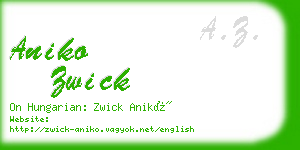 aniko zwick business card